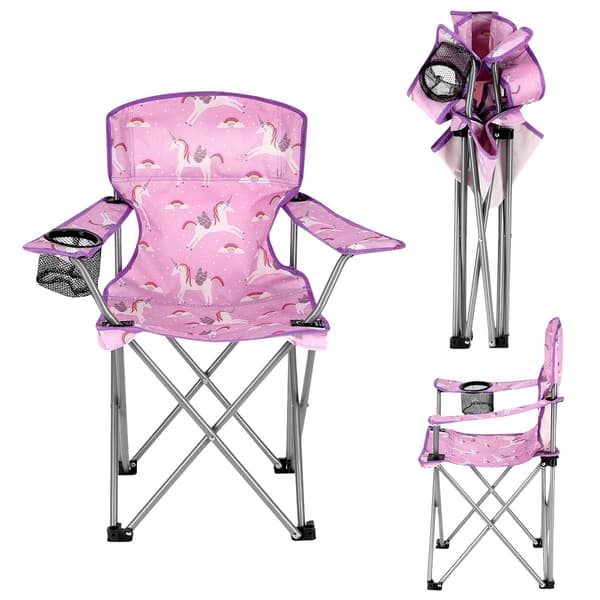 Unicorn stol til børn, pink, komfortabelt design