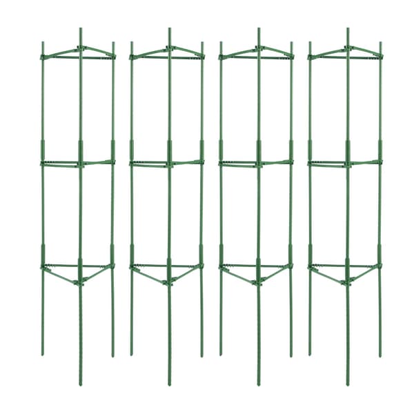 Tomatburar, 4-pack, 63-tums stapelbara växtstöd