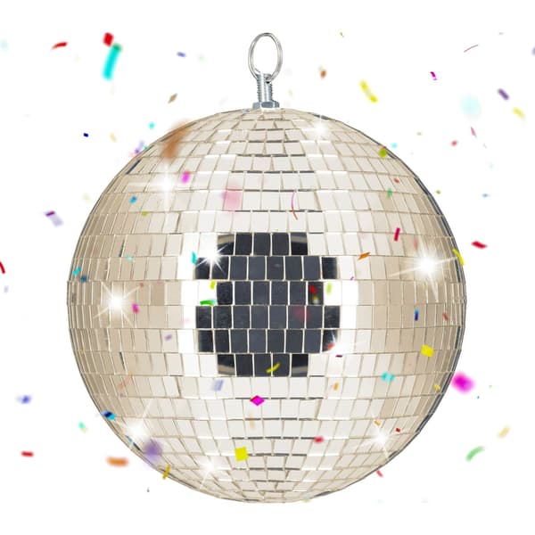 Discokula 20 cm – Takmontering, Spegelfinish