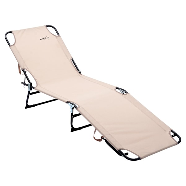 Sammenklappelig haveseng beige
