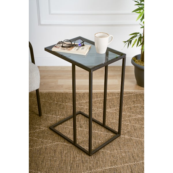 Sidobord Alaska C - rökt glas