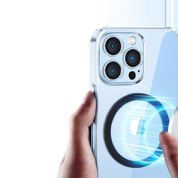 Magnetring i metall för smartphone, rosa SET med 2 st.