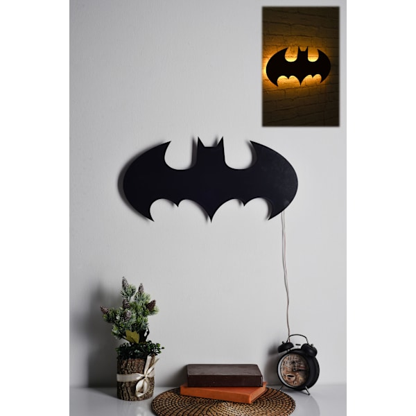 Koristeellinen led-valaistus Batman - keltainen