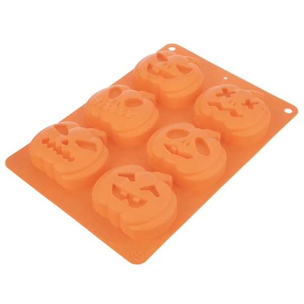 Halloween Græskar Silikone Cookie Form, 25x18x3 cm