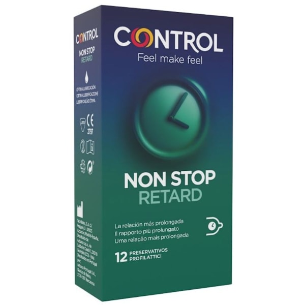 Control - Non Stop Retard kondomit 12 yksikköä