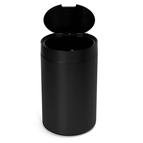 Automatisk papperskorg, svart, 17 l, rörelsesensor
