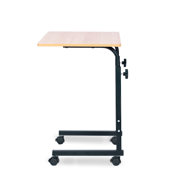 Laptopbord med hjul, översäng, soffbord - brunt