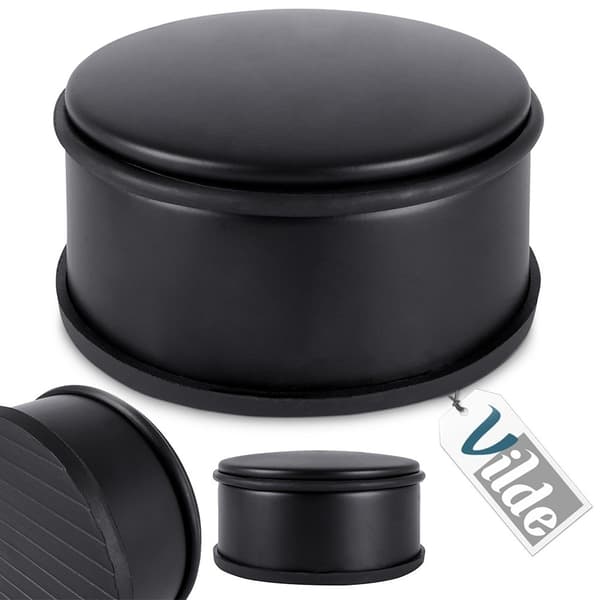 Svart metall dörrstopp: robust, elegant och skonsam