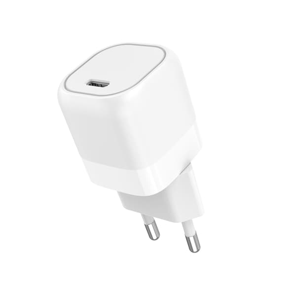 GEAR Oplader 220V 1xUSB-C PD/PPS 25W Hvid