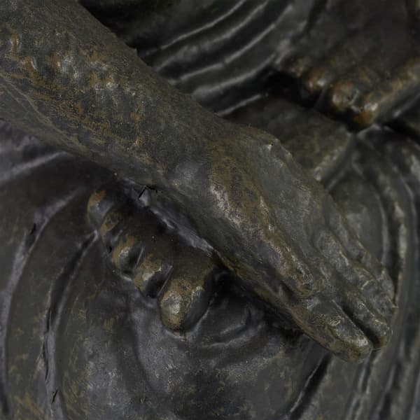 Siddende Buddha figur 30 cm