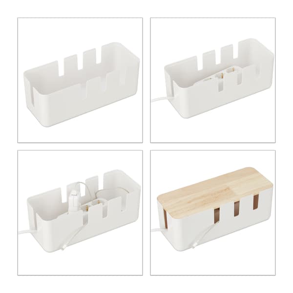 Kabelbox vit