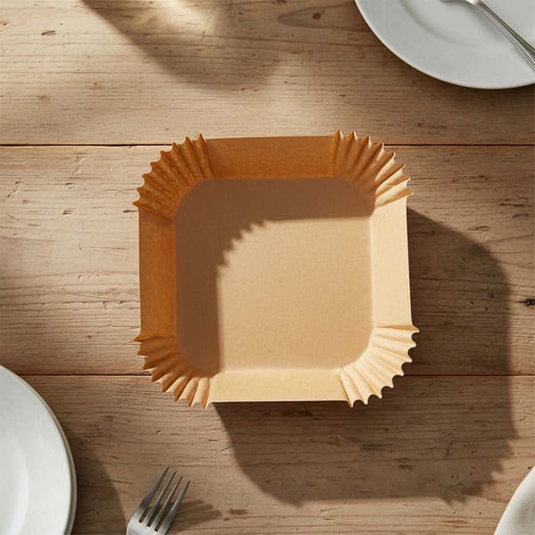 Bakplåtspapper för airfryer, 20x20 cm, 100-pack