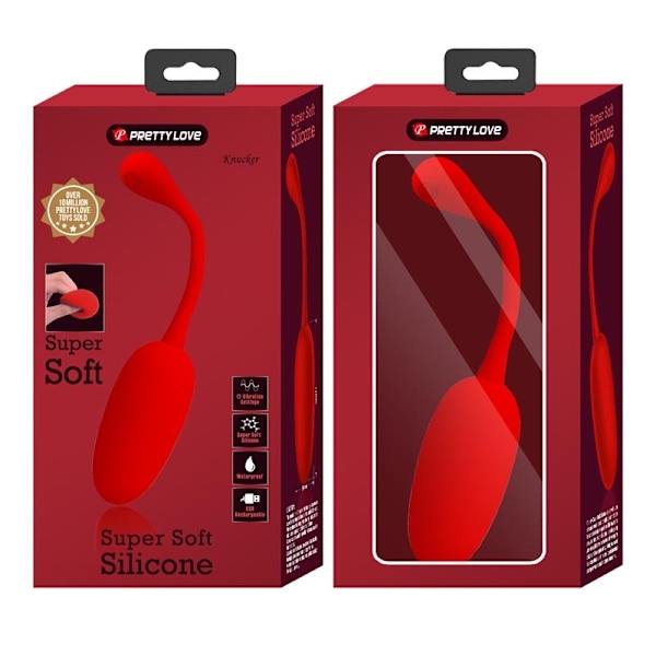 Knucker Vibrating Egg Red