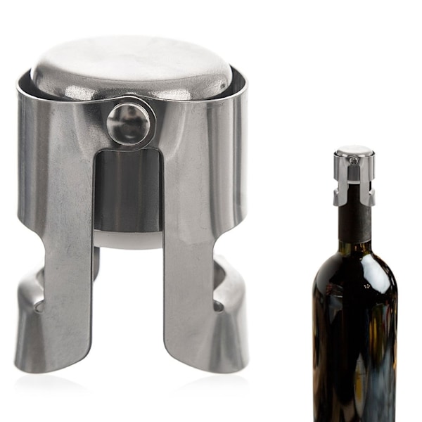 Vinprop i rustfrit stål til mousserende vin