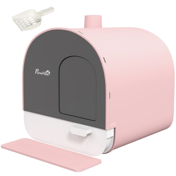 Kissanhiekkalaatikon Kansi Lapio Jatkettava Alusta Kissanhiekkamatto Muovi 5Kg Asti Pinkki 43X44X47Cm