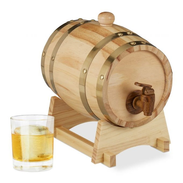 Whiskyfat i trä 1,25 l