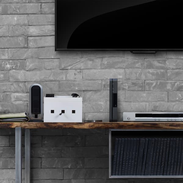 Kabelbox bambu vit