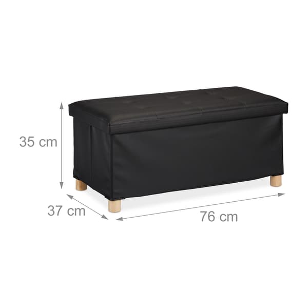 Bänk i konstläder