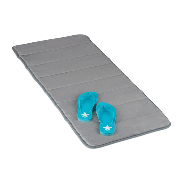 Grå Memory Foam Badmatta