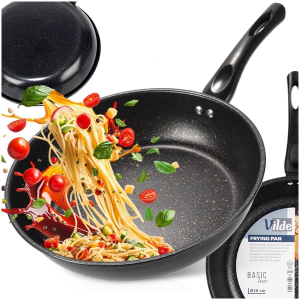 Deep Granit Stegepande, 28 cm, 3 L Kapacitet