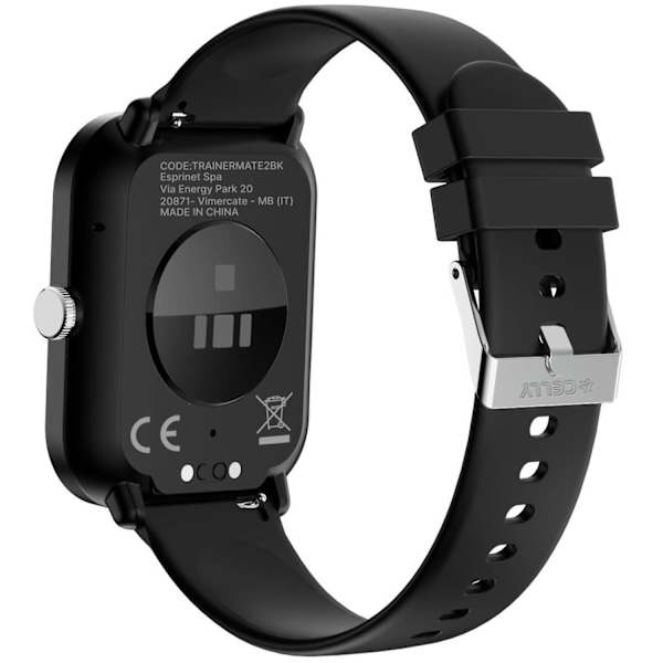 Trainermate 2 Smartwatch med rektangulär urtavla Svart