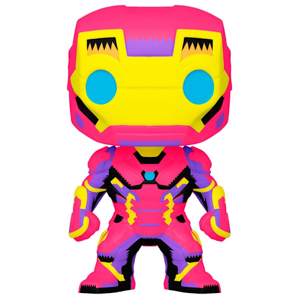 POP hahmo Marvel Iron Man Black Light Exclusive