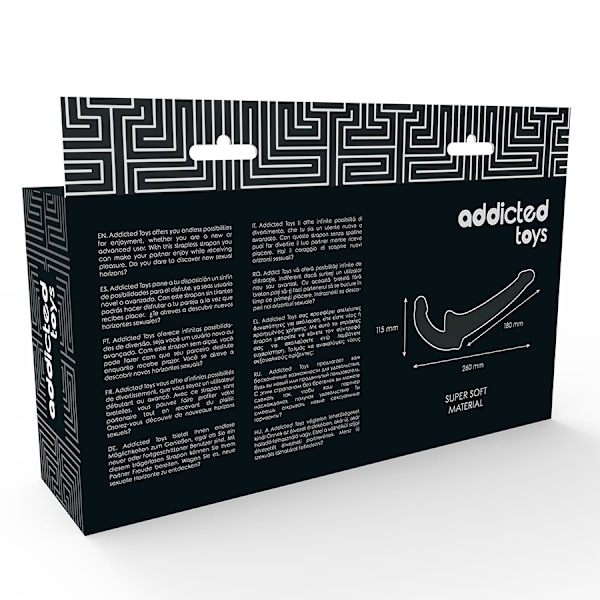 Addicted Toys - Dildo With RNA S Without Subjection Black