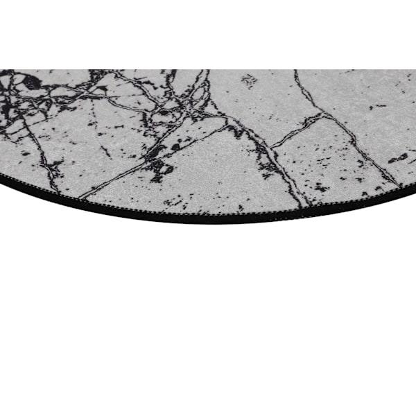 Bademåtte Marmor (100 cm) - Hvid