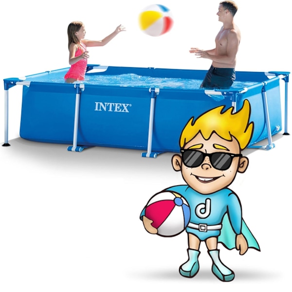 Stomme trädgårdspool 220 x 150 x 60 cm 2-i-1 INTEX 28270