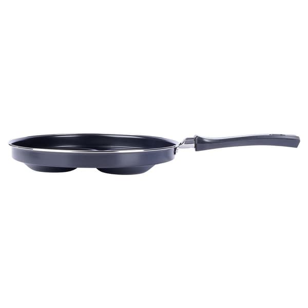 Granitstekpanna 25 cm, 4 hål, non-stick