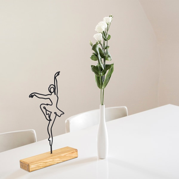Decorative Object Ballerina - musta