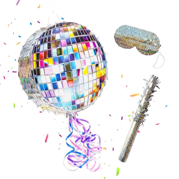 Pinata Party Set, 3-delars med racket och ögonbindel