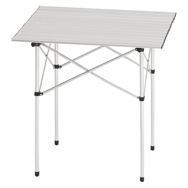 Sammenklappeligt campingbord, aluminiumsrulleplade, bæretaske
