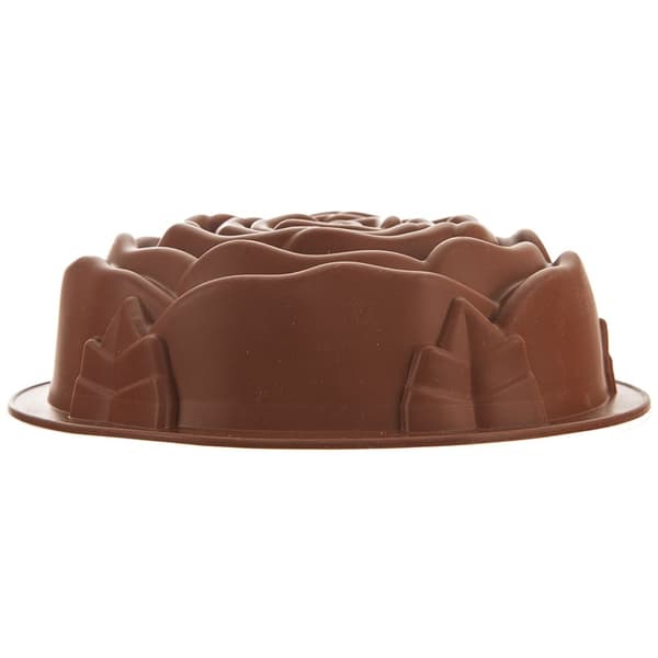 Brun Silikonform: Non-stick Rosformad Bakning