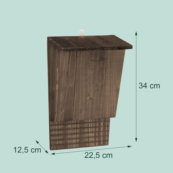 Batboxset, trä, 2-pack, för utomhusbruk