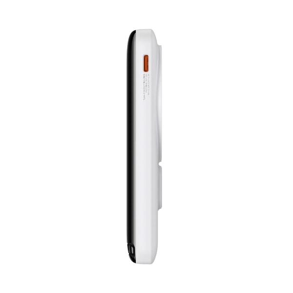 Powerbank langattomalla MagSafe-latauksella 10000mAh 20W USB-C-kaapeli 0,5m valkoinen