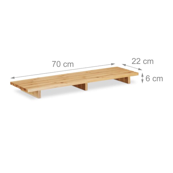 Bambu kylpyamme Caddy 70 cm