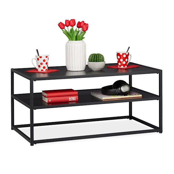 Svart soffbord