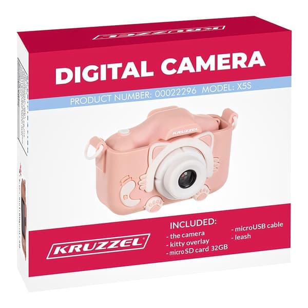Pink Kruzzel AC22296 digikamera