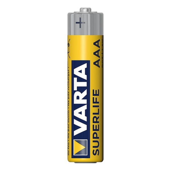 Varta Superlife batterier AAA 2 stk i folie