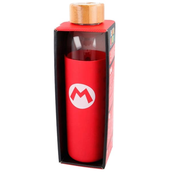 Super Mario Bros Silikonikansilasipullo, Tilavuus 585 ml
