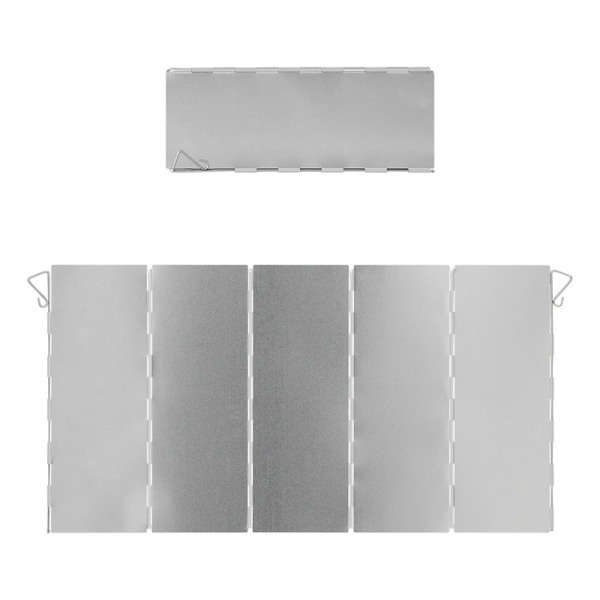 Matlagningsvindruta 5-delat aluminium fällbar 49 x 26 cm