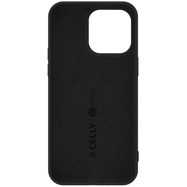 Cromo Soft gummi cover iPhone 15 Pro Max Sort
