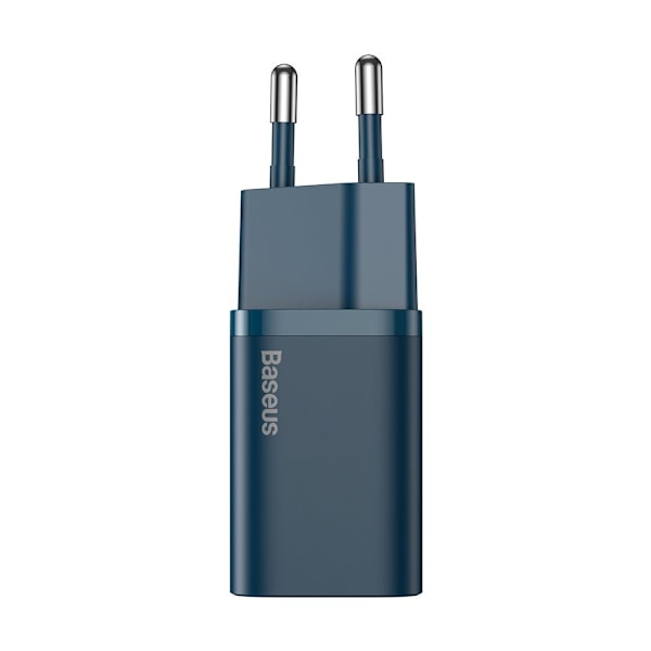 Super Si 1C hurtig USB-C oplader 20W Strømforsyning blå