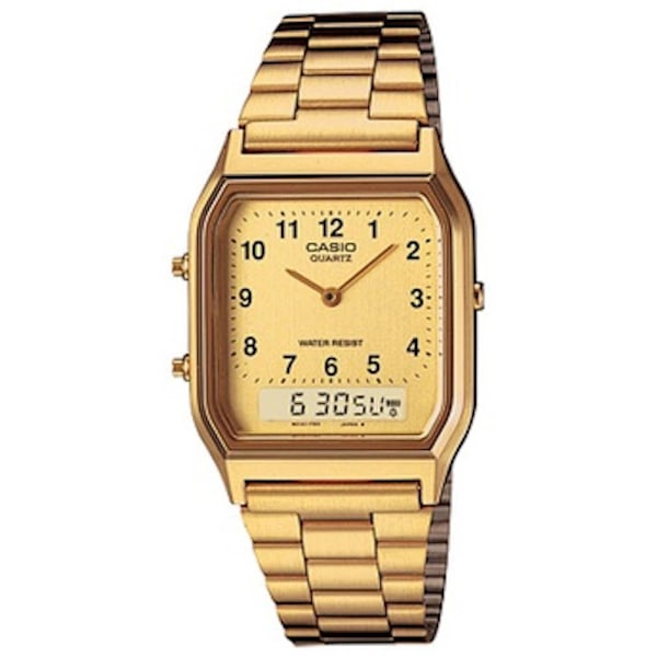 CASIO VINTAGE Mod. EDGY COLLECTION GOLD