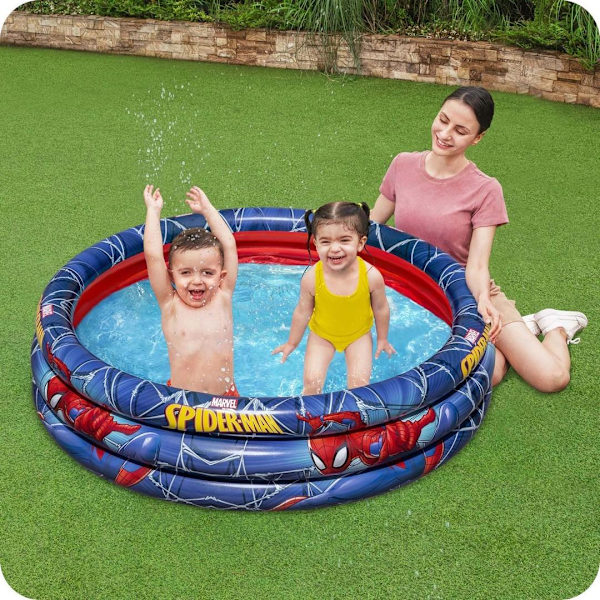 Oppustelig pool 122 x 30 cm Spiderman Bestway 98018