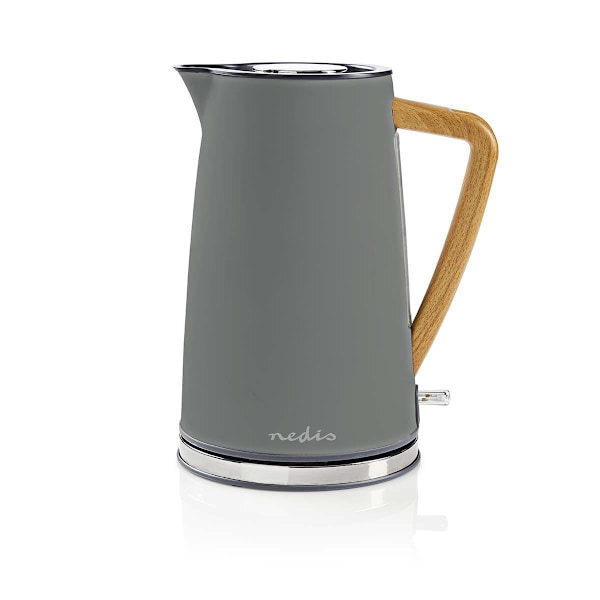 Vedenkeitin | 1.7 l | Soft-Touch | Harmaa | Pyörivä 360 astetta | Piilotettu lämmityselementti | Strix® ohjain | Tyhjäksi kiehumisen suoja