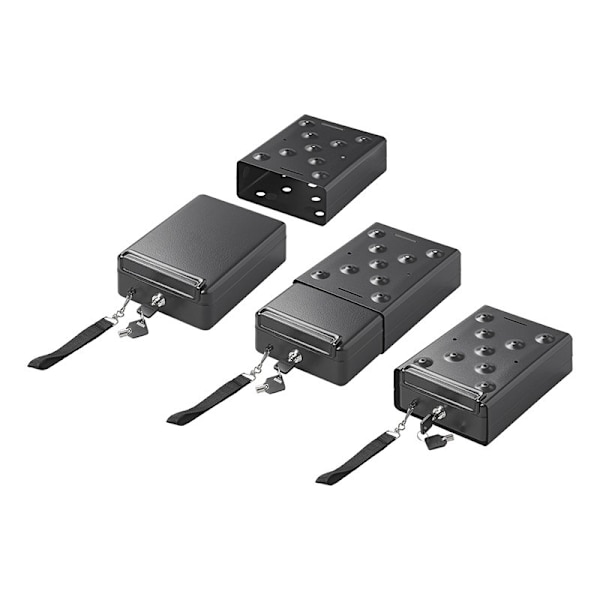 Teräskassakaappi pidikkeellä 225x165x85mm