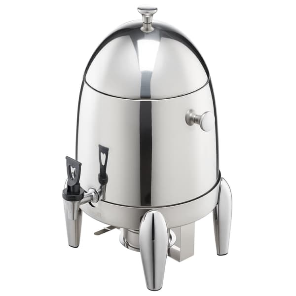 Rustfrit stål drikkevaredispenser 12L, varm og kold, tap