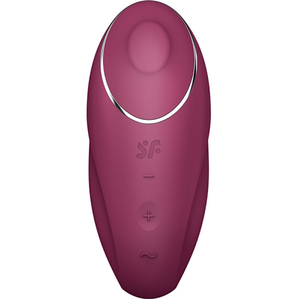 Satisfyer - Tap & Climax 1 Lay-On Vibrator Rød